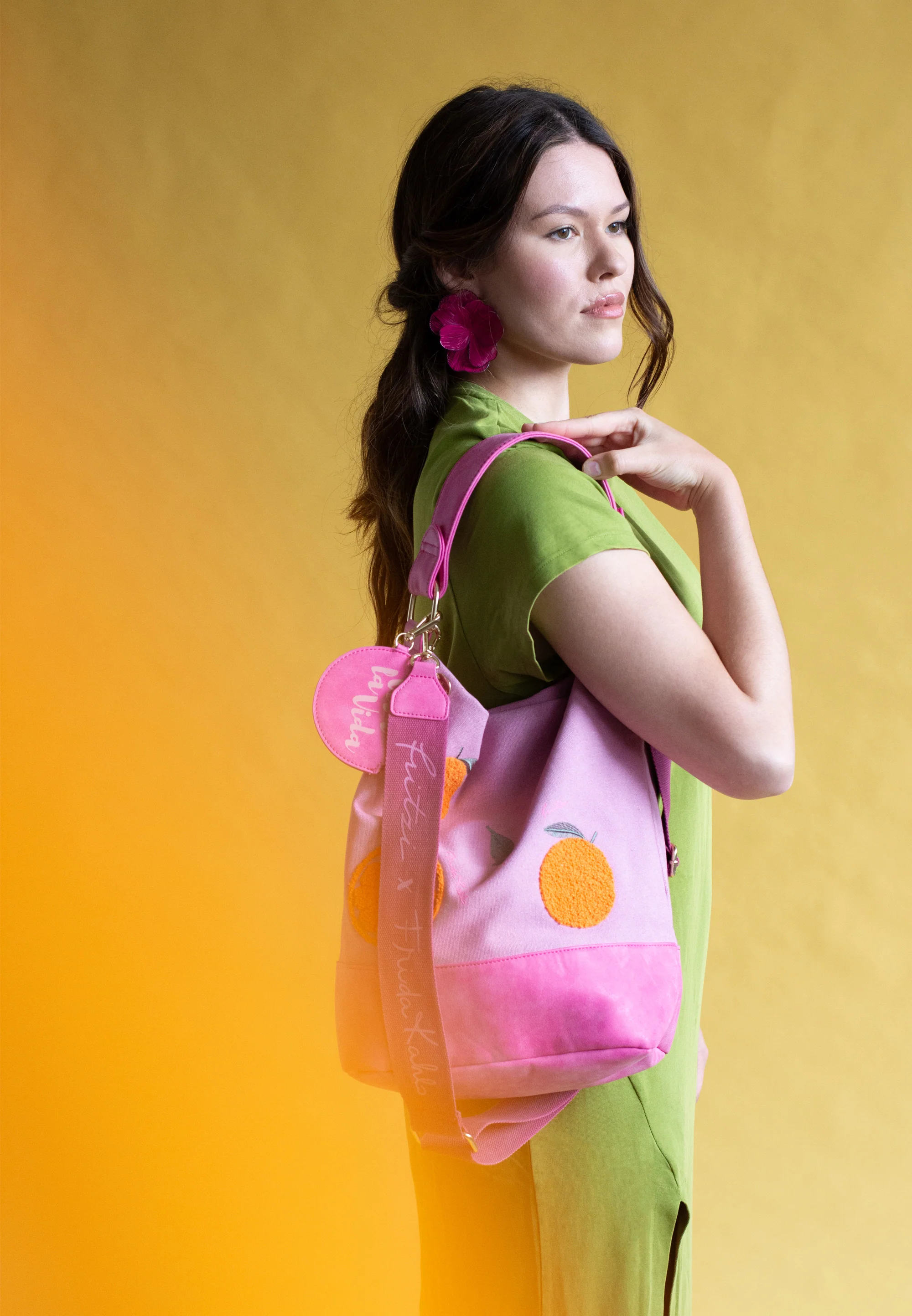 Fritzi x Frida Kahlo Izzy07 Limited Canvas Oranges - Image 5